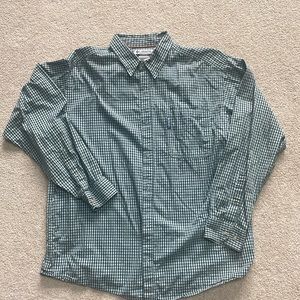 Plaid long sleeved shirt